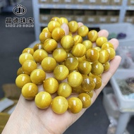 Jingde Jewelry 7A Golden Tiger Eye Stone Round Bead Bracelet Large Particles Men Women Gold Tiger Su