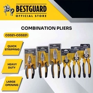 C0321-C03221 Bestguard Combination Pliers extra strength gripping jaws for wired/cables 6"-8"