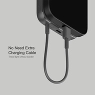 Orsen by Eloop E49 Line แบตสำรอง มีสายในตัว 10000mAh ชาร์จเร็ว QC 3.0 | PD 20W Power