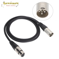 PINEAPH Microphone Cable, 3Pin XLR Male to 3Pin XLR Female 1m/3.3ft Balanced Audio Cable, Profession
