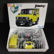 AOSHIMA SNAP CAR 1/24 JB64 Jimny 2018 Kinetic Yellow (โมเดลรถยนต์ Model DreamCraft)