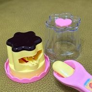 < Xiangyi Department Store > Pudding Jelly Strawberry Pudding Toy Set Food Feeding Toy Girl Play Hou