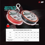 EXP EMO ColorPro 137m Casting Braided Fishing Line PE 10lbs - 40lbs Tali Benang Kasting