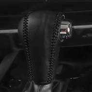 Car Leather Head Shift Knob Protection Cover for Honda Vezel HRV HR-V 2014 - 2020 AT Gear Shift Coll