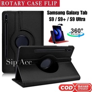 Samsung Tab S9 Tab S9 Plus/ Tab S9 Ultra Flip Case Book Cover Rotary Casing Stand
