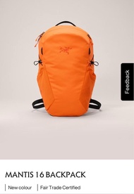 只有1個❗️加拿大🇨🇦空運直送Arc’teryx MANTIS 16 BACKPACK Verve 始祖鳥 Arcteryx 橙色 Mantis 背囊 /背包 16L 「經常斷貨款」