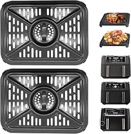 GWY Air Fryer Grill Pan for Ninja Foodi AD350CO DZ401 DZ550 10 Quart DZ071 7 Quart 6 in 1 FlexBasket