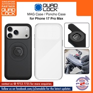 Quad Lock MAG case / Quad Lock Poncho Case / Tempered Glass / Camera Lens for iPhone 17 Pro Max