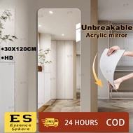 Acrylic Full Body Mirror with HD Reflection Safe for Kids Available in 30x120cm 40x120cm