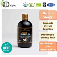 [MD Keto] 100% 500ml Rainforest Organic extra virgin Coconut OIL for weight loss, better heath and v