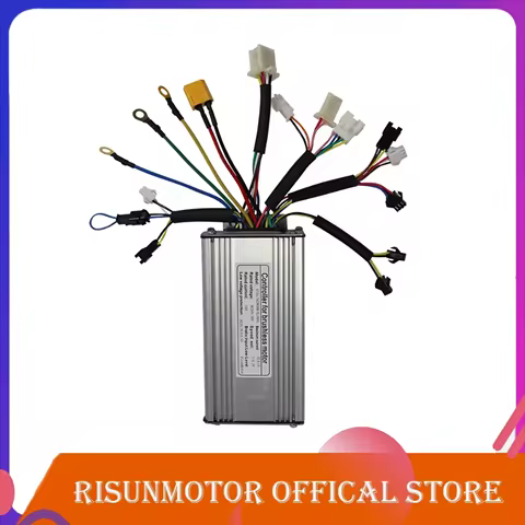 Electric Bike Controller Ebike Sensorless Controller Dual Mode Sinewave 36V 48V 250W 350W 500W 750W 