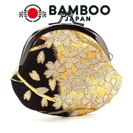 Kyoto Geibido Nishijin-ori 2.6 sun metal frame wallet, handcrafted by artisans, with Japanese design