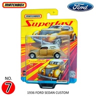 โมเดลรถเหล็ก MATCHBOX SUPERFAST (ล้อยาง) ลิขสิทธิ์แท้ โมเดลรถ รถเหล็ก