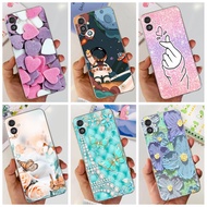 Soft Casing Samsung Galaxy F14 M14 A14 5G 2023 Case Cute Astronaut Shockproof Cover Samsung A14 4G S