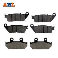 AHL Motorcycle Front and Rear Brake Pads For Suzuki AN650 AN 650 Burgman FA142 FA124
