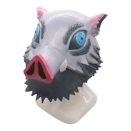 NEW Anime Kimetsu No Yaiba Hashibira Inosuke Mask Cosplay Costume Props Cartoons Halloween Party Hea