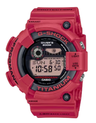 FROGMAN พลังงานแสงอาทิตย์แกร่งสำหรับผู้ชายสีแดง Casio นาฬิกาข้อมือ รุ่น GW-8230NT-4DR  GW-8230NT-4 ว
