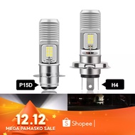 T19 Motorcycle Headlight H4 Ba20d P15d Led Super Bright Bulb Hi / Lo Beam Motor Led Bulb