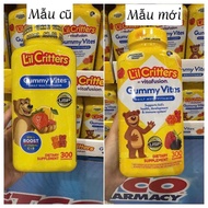 Chính hãng mỹ kẹo gấu bổ sung Vitamin L’il Critters Gummy Vites Mỹ 300 viên