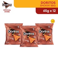 [Bundle of 12] Doritos Tortilla Chips Nacho Cheese/ Smokin BBQ/ Spicy Nacho 65g / [Pek 12] Doritos T
