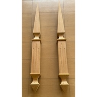 Chengal Roof Finial (Tunjuk Langit / Buah Butong Chengal) - 4" x 4" x 4'