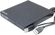 External 8X DVD/CD Player DVD-ROM Combo Reader for Dell G7 G 7 G3 G5 15 17 7588 3579 3590 5587 7590 Gaming Laptop PC, USB Pop-Up Portable Optical Drive 24X CD-R Burner