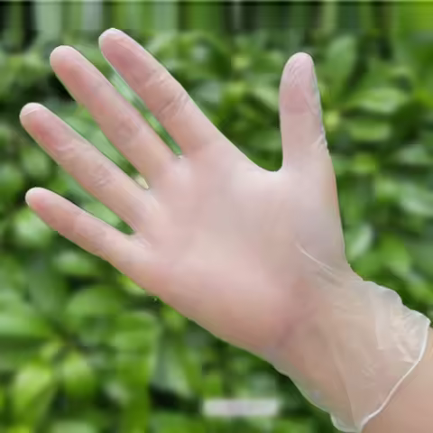 100 Pcs/Box Disposable Vinyl Gloves For Housework Cleaning Kitchen Backing BBQ Multifuction Transpar