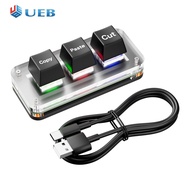 RGB Mini Cut Copy Paste Bàn Phím Hotswap 3-Phím Lập Trình Bàn Phím loại USB C Cho Kế Toán Làm Việc H