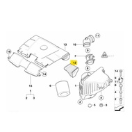 Air Pipe Connector To Filter Pot (No.12) BMW Series 1 E81/E88 116i 118i 120i 3 E90 318i 320i X1 E84 