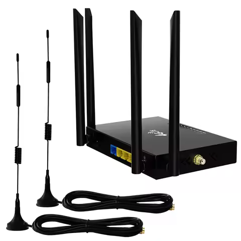 DNXT 4G CPE Wireless Router 6 Antenna Router Indoor Wifi Broadband Hotspot 4g Router with Sim Card S