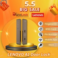 [SG Best Seller Ready Stock] LENOVO A1 YOUTH EDITION ULTRA SLIM WIFI SMART DOOR DIGITAL LOCK