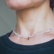 月光石項鍊，925銀吊墜，巨蟹座寶石，金牛座石，母親節禮物