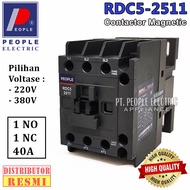 MAGNETIC CONTACTOR RDC5-2511 1NO 1NC PEOPLE CONTACTOR