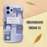 HP Xiaomi Redmi 12 Wave Softcase - Phone Case - Xiaomi Redmi 12 Wave - External.Acc - Aesthetic Moti