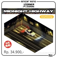 Diorama Sheet Corner Diorama -Midnight Highway- Diorama 1/64