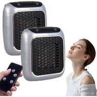 Pemanas Ruang Mudah Alih, Dengan Alat Kawalan Jauh, Pemanasan Seramik Pantas Dalam 3 Saat, Elemen Pe