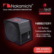 Nakamichi NBS210A - 10" Active Subwoofer Box 1000W | Woofer Kereta | Car Woofer | NBS 210A