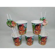 Moana paper cup/moana paper cup/custom Name paper cup
