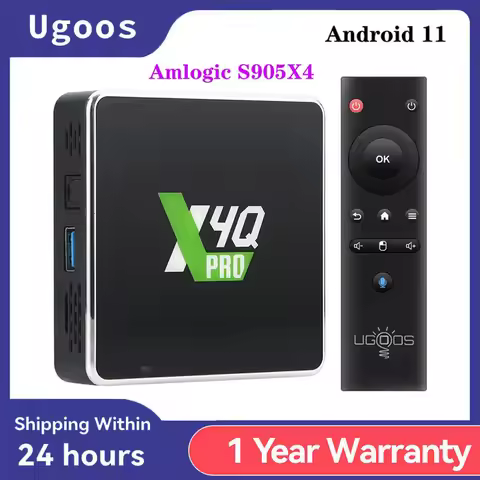 Ugoos X4Q Pro Smart Set Top Box Android 11 X4Q Pro 4GB 32GB X4Q Plus 4GB 64GB Amlogic S905X4 2.4G 5G