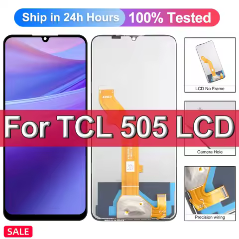 6.75'' 505 Display For TCL 505 T509K T509 LCD Display Touch Screen Digitizer Assembly For TCL 40XL S