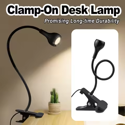 Usb Led Clip On Desk Lamp Reading Book Light Clip-on Night Lights Gooseneck Table Study Read 5v Cold