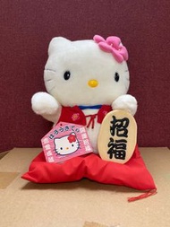 熱賣中，最後2隻！1999年珍藏Hello Kitty 招財貓公仔高27cm x 闊21cm(Sanrio)