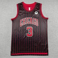 Embroidered Basketball Uniform 2026 Bulls No. 3 Josh-Giddy Josh Giddey Black Stripes Announcement Ed