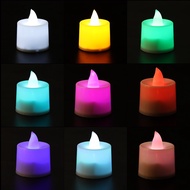 Creative LED Flameless Flickering Smokeless Candle Lamp / Battery Operated LED Light / Electric Fake Candles Decoration for Home