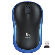 เมาส์ไร้สายออฟติคัล สีน้ำเงิน Logitech M185