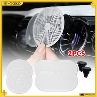 2PCS Adjustable Car AC Barrier 360 Universal Stainless Steel Car AC vent Cover Air vent Windshield A