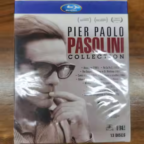 Blu-ray Disc Collection for Pier Paolo Pasolini Italian Film Director Masterpieces 13-Disc Box Set
