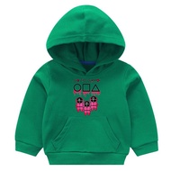 Sweater Hoodie Kids squid game 3 soldier Ages 1-6 Years