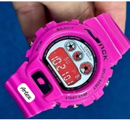 💯 BAPE Purple Kid Cudi 𝗣𝗿𝗲𝗺𝗶𝘂𝗺 𝗕𝗮𝗰𝗸𝗰𝗮𝘀 G SHOCK Cermin Kaca Dw6900 Limited Crazy Color Jam Tangan Lel