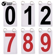 VENICENIGHT 0-9 Score Number School Sports Competition Digit Scoreboard Replacement Cards